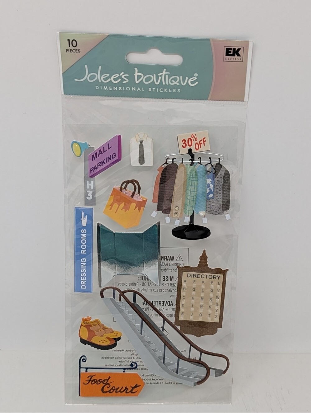 Jolee's Boutique Dimensional Stickers Mall